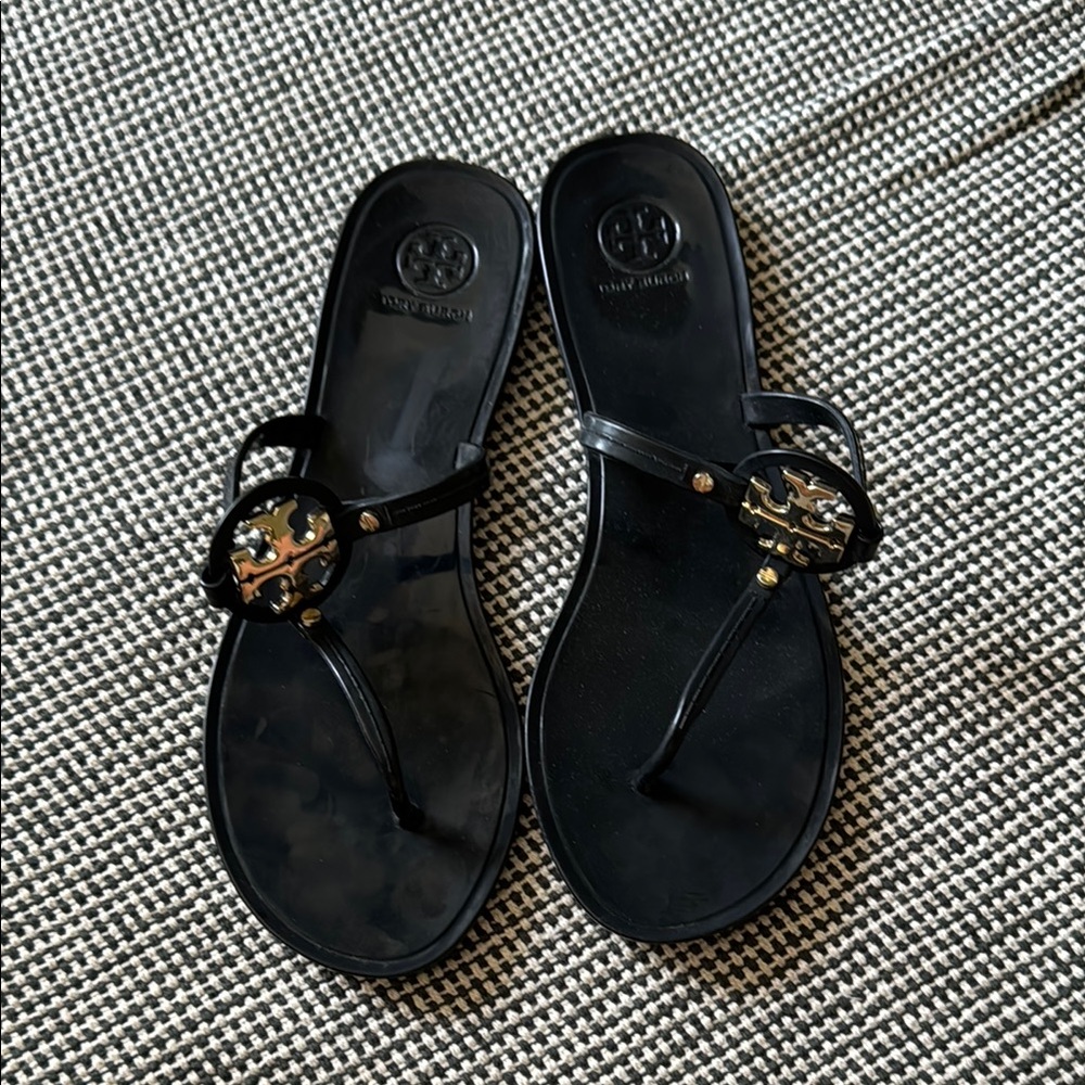 Tory Burch miller jelly flip flops
